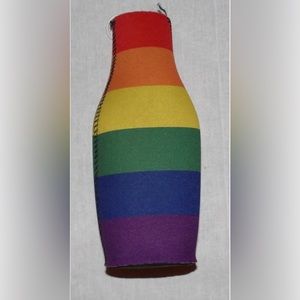 Bottle Holder Koozie Rainbow Pride